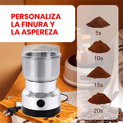 Molino Eléctrico Multiusos: Muele en segundos, disfruta por días ☕+ ENVIO GRATIS