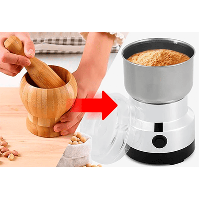 Molino Eléctrico Multiusos: Muele en segundos, disfruta por días ☕+ ENVIO GRATIS