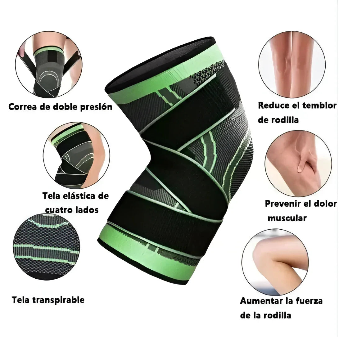 RODILLERA  AJUSTE DOUBLE - RECOMENDADA POR ORTOPEDICOS